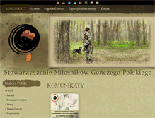 Tablet Screenshot of gonczypolski.org